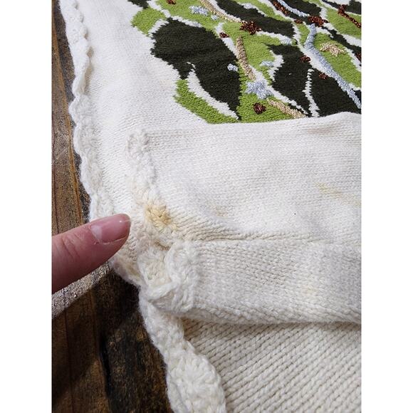 Le Moda Cream Size Large Sweater Christmas Tree - Picture 10 of 14